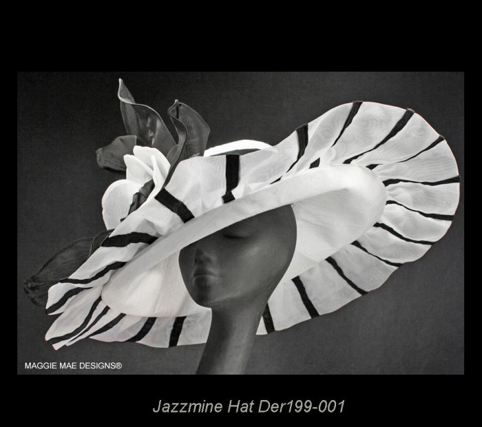 Jazzmine wide brim Derby hat