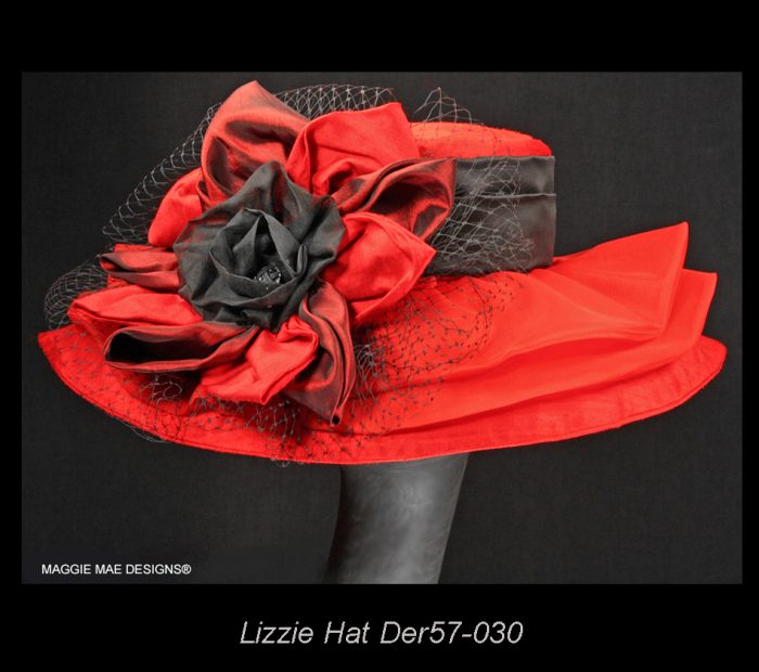 Lizzie Dedr57-030 red hat for Derby