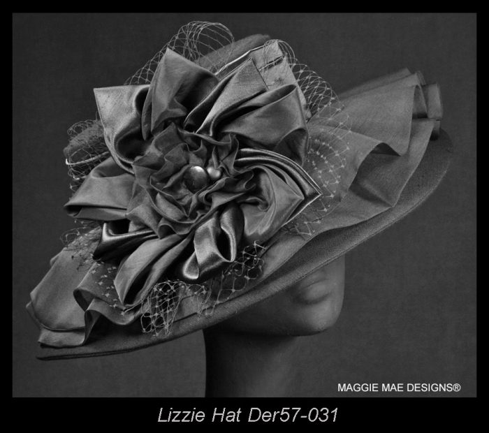 Lizzie Der57-031 medium  brim silk hat