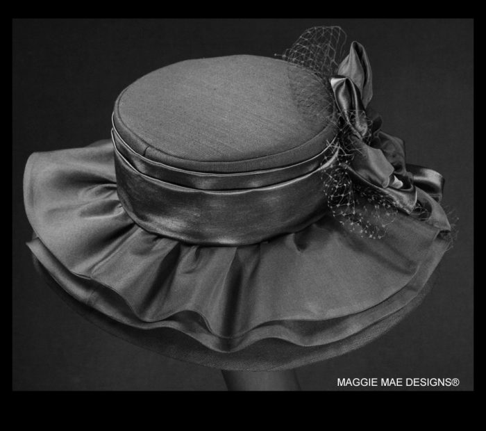 black silk Royal Ascot hats