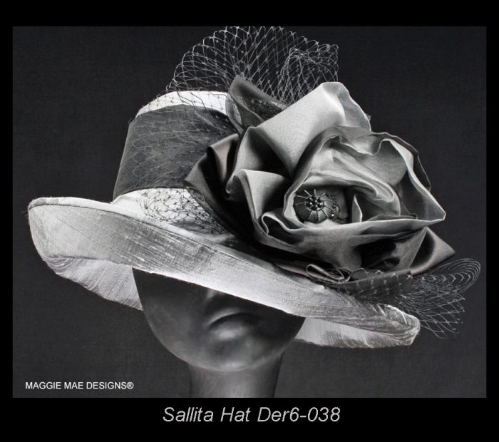 Sallita Der6-028 silk hat for wedding