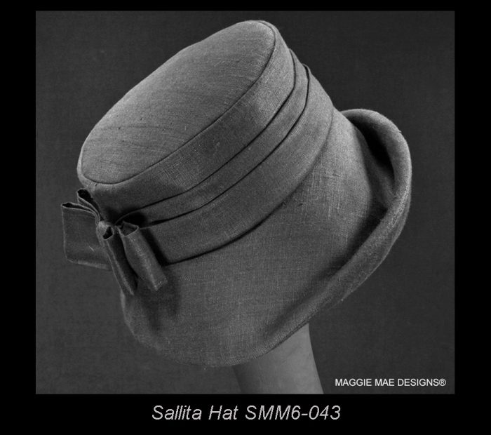 Sallita SMM6-043 black linen hat