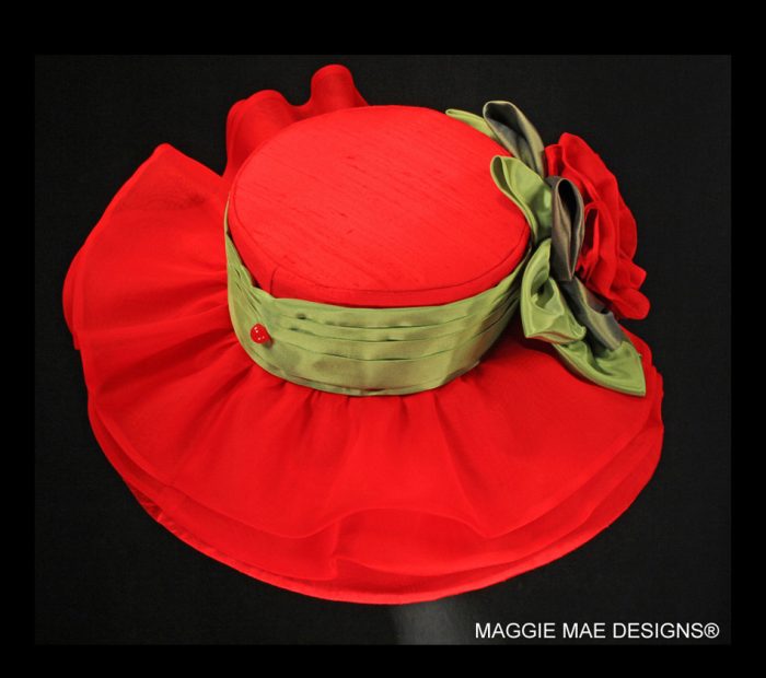 red silk hats for the Derby