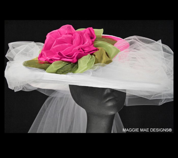 silk bridal hats