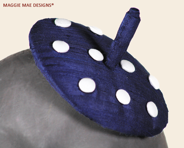 Luna beret fascinator for tea and Royal Ascot