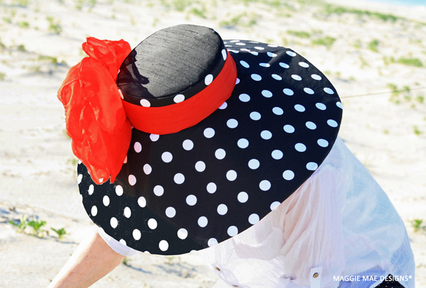 The Corinne polka dot hat by MAGGIE MAE DESIGNS