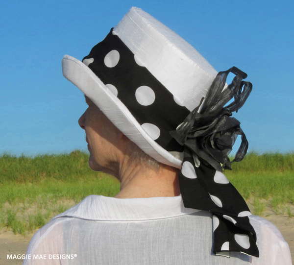 Teddy Top Hat with polka dots